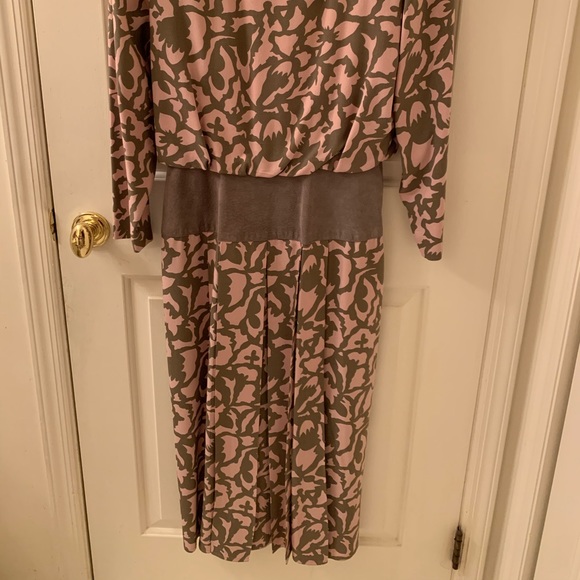 St Gillian By Kay Unger Pink Floral Silk Dress - Picture 2 of 11